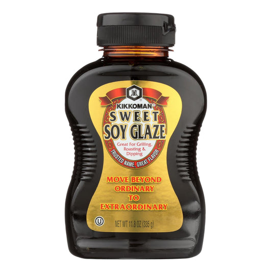 Kikkoman Sweet Glaze Soy Sauce Bottle; 11.8 Ounce; 9 Per Case - High Mart Wholesale