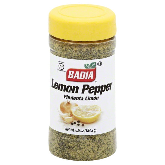 Badia Lemon Pepper Seasoning; 6.5 Ounces; 6 Per Case