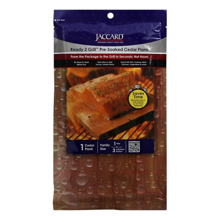 Jaccard Ready To Grill Pre-Soak Cedar Planks 11X5.5"; 15 Count; 1 Per Case - High Mart Wholesale