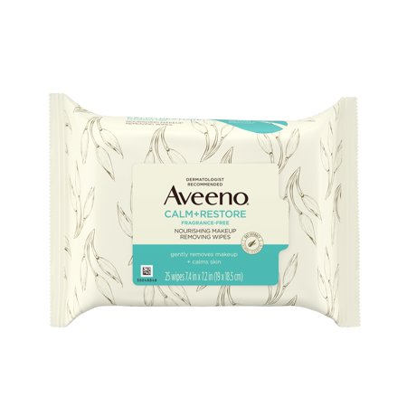 Aveeno Calm Restore Moisturizer Wipes; 25 Count; 6 Per Case - High Mart Wholesale