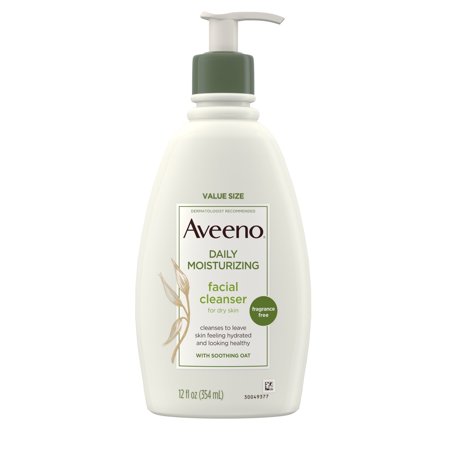 Aveeno Daily Moisturizing Facial Cleanser 12 Ounce; 12.7 Fluid Ounce; 3 Per Box; 4 Per Case - High Mart Wholesale