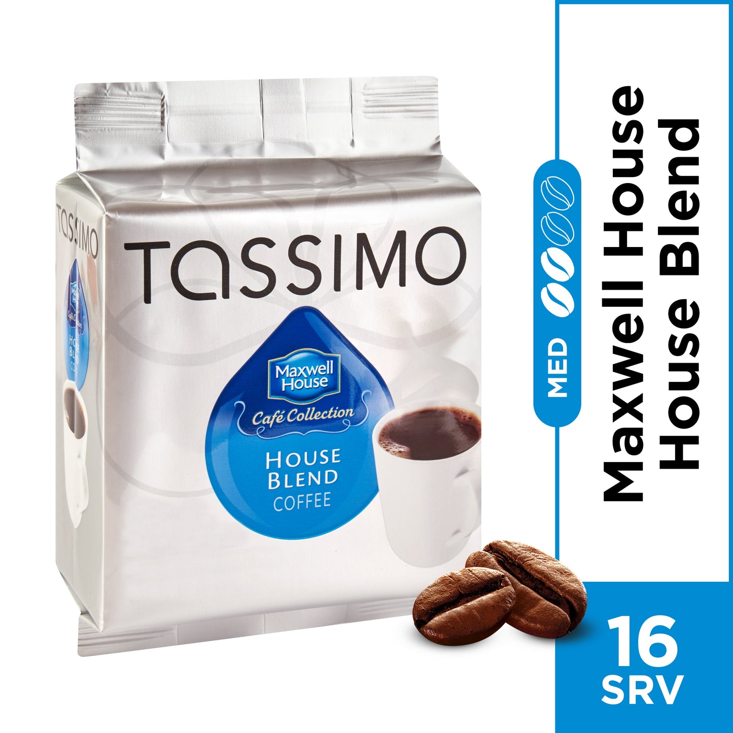 Tassimo Tassimo Maxwell House Cafe Collection House Blend; 4.45 Ounces; 5 Per Case - High Mart Wholesale