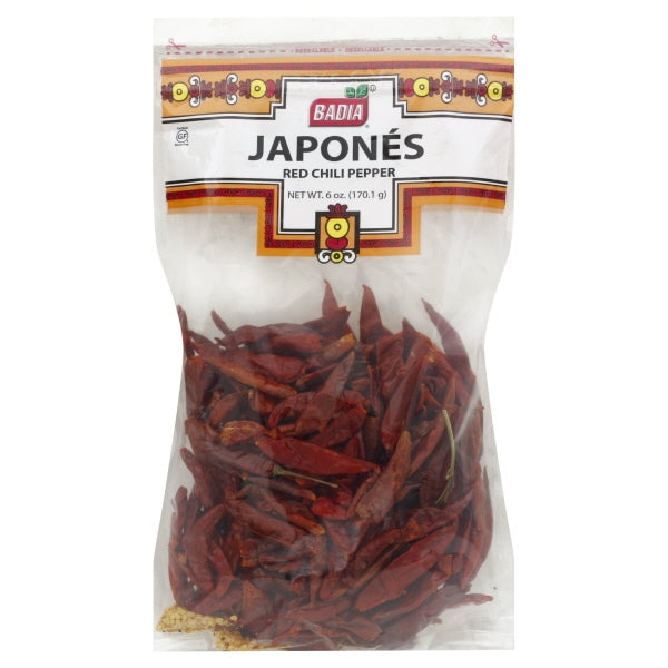 Badia Japanese (Red Chili Pepper); 6 Ounces; 12 Per Case