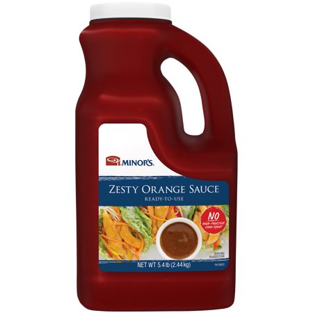 Minor's Ready To Use Zesty Orange Sauce; 0.5 Gallon; 4 Per Case - High Mart Wholesale