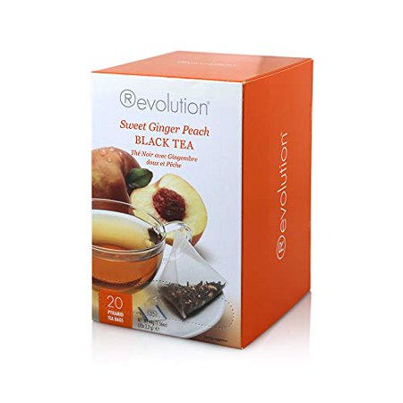 Revolution Tea Tea Sweet Ginger Peach Black; 20 Count; 6 Per Case - High Mart Wholesale