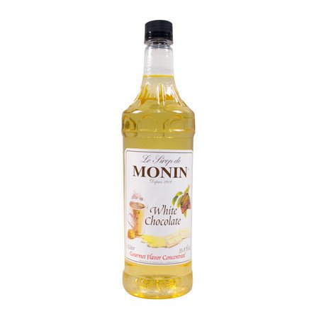 Monin Flavor Syrup White Chocolate; 1 Liter; 4 Per Case - High Mart Wholesale