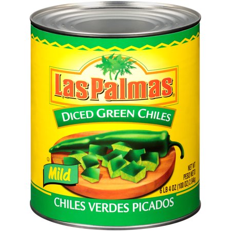 Las Palmas Las Palmas Green Diced; 100 Ounces; 6 Per Case - High Mart Wholesale