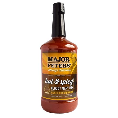 Major Peters Hot And Spicy Bloody Mary Cocktail Mixer; 1.75 Liter; 6 Per Case