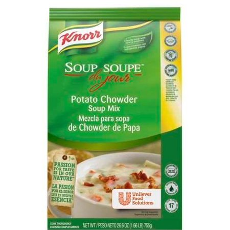 Knorr Soup Du Jour Potato Chowder Mix; 26.6 Fluid Ounces; 4 Per Case - High Mart Wholesale