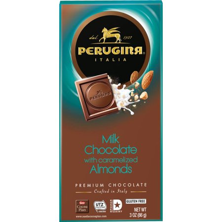 Perugina Milk Chocolate & Almonds Bar; 3 Ounces; 12 Per Case - High Mart Wholesale