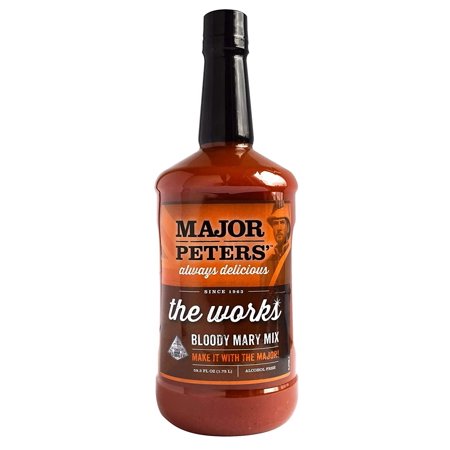 Major Peters The Works Bloody Mary Cocktail Mixer; 1.75 Liter; 6 Per Case