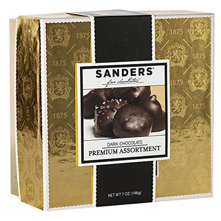 Sanders Dark Chocolate Assorted Boxed Chocolate; 7 Ounces; 6 Per Case