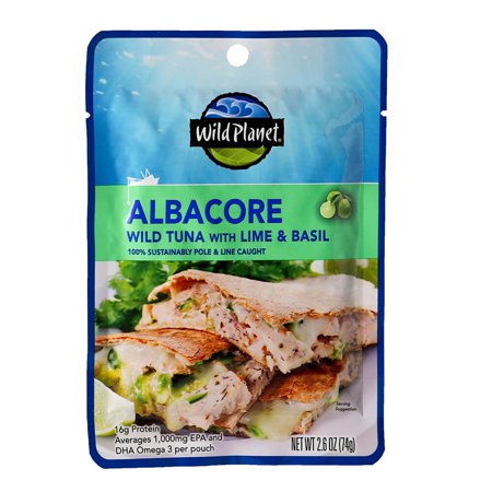 Wild Planet Foods Wild Albacore Tuna Lime And Basil 2.6 Ounce; 2.6 Ounces; 24 Per Case - High Mart Wholesale