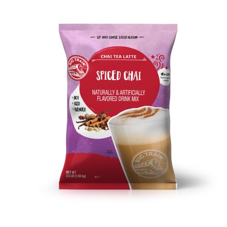 Big Train Spiced Chai Tea Latte Mix; 3.5 Pounds; 4 Per Case - High Mart Wholesale