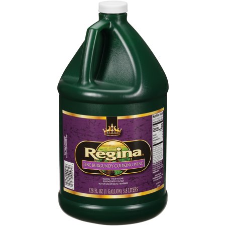 Regina Wine Burgundy Plastic Cooking Wine Bulk; 1 Gallon; 4 Per Case - High Mart Wholesale