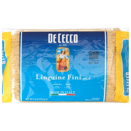 De Cecco No. 8 Linguine Fini; 5 Pounds; 4 Per Case