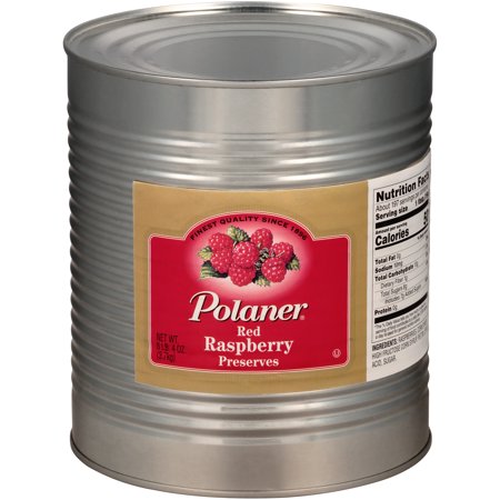 Polaner Red Raspberry Preserves; 132 Ounces; 6 Per Case - High Mart Wholesale