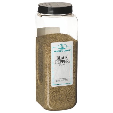 Traders Choice Peppers Black Ground; 14 Ounces; 6 Per Case - High Mart Wholesale