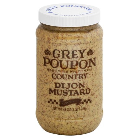 Grey Poupon Country Dijon Mustard Bulk; 3 Pound; 6 Per Case - High Mart Wholesale