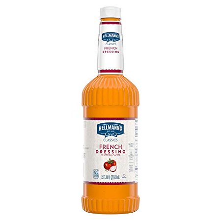 Hellmann's Classics Sweet Red French Salad Bar Dressing Bottle; 32 Fluid Ounce; 6 Per Case - High Mart Wholesale