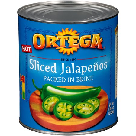 Ortega Sliced Jalapenos; 96 Ounces; 6 Per Case