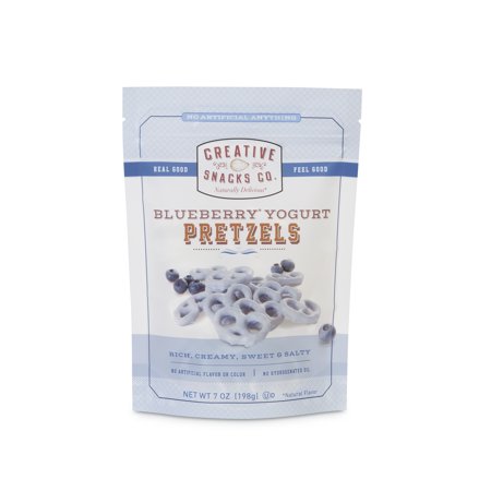 Creative Snacks Co. Blueberry Yogurt Pretzels; 0.44 Pound; 12 Per Case - High Mart Wholesale