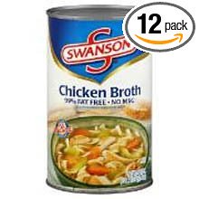 Swanson Clear Chicken Broth Broth; 49.5 Ounces; 12 Per Case - High Mart Wholesale