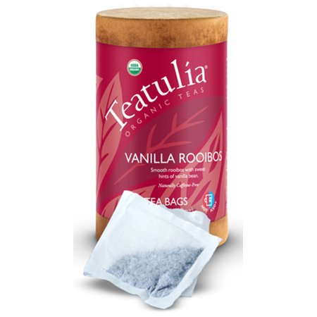 Teatulia Organic Teas Vanilla Rooibos Tea; 1.69 Ounces; 6 Per Case - High Mart Wholesale