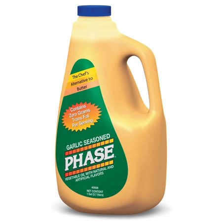 Phase Garlic Flavored Vegetable Oil With Artificial Butter Flavor; 1 Gallon; 3 Per Case