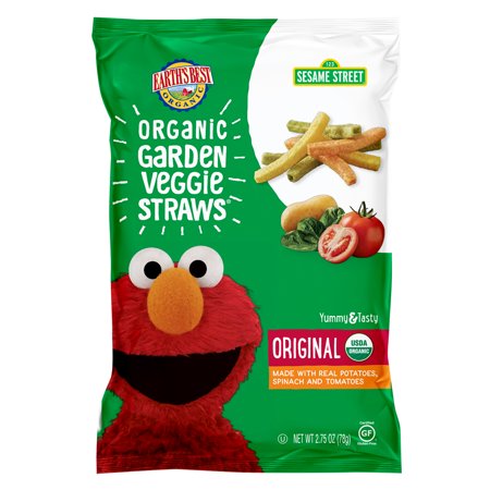 Earth's Best Organic Sea Salt Veggie Straws Baby Snack Pouch; 2.75 Ounce; 6 Per Case - High Mart Wholesale