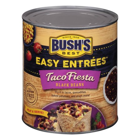 Bush's Best Taco Fiesta Black Bean; 108 Ounces; 6 Per Case