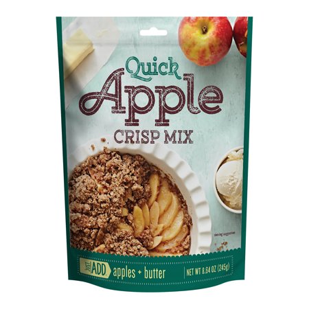 Just Add Apple Crisp Quick Mix; 8.64 Ounce; 12 Per Case - High Mart Wholesale