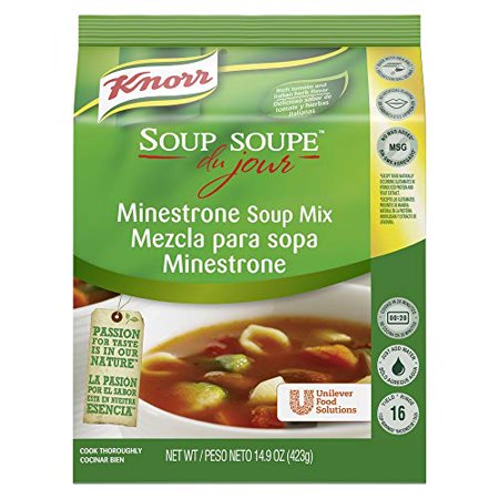 Knorr Soup Du Jour Minestrone Mix; 14.9 Ounces; 4 Per Case - High Mart Wholesale