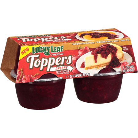 Lucky Leaf Cherry Fruit Topping; 17 Ounces; 6 Per Case