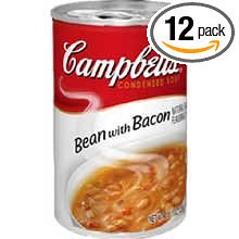 Campbell's Classic Bean With Bacon Condensed Shelf Stable Soup; 52 Ounces; 12 Per Case - High Mart Wholesale