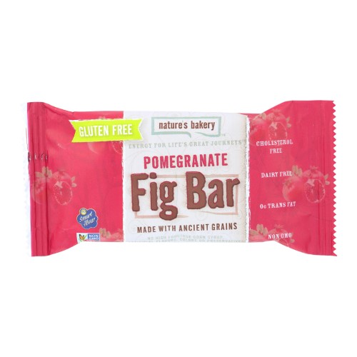 Nature's Bakery Pomegranate Gluten Free; 1 Each; 12 Per Box; 7 Per Case - High Mart Wholesale
