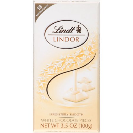 Lindor Chocolate Truffle White Singles; 3.5 Ounces; 12 Per Box; 12 Per Case