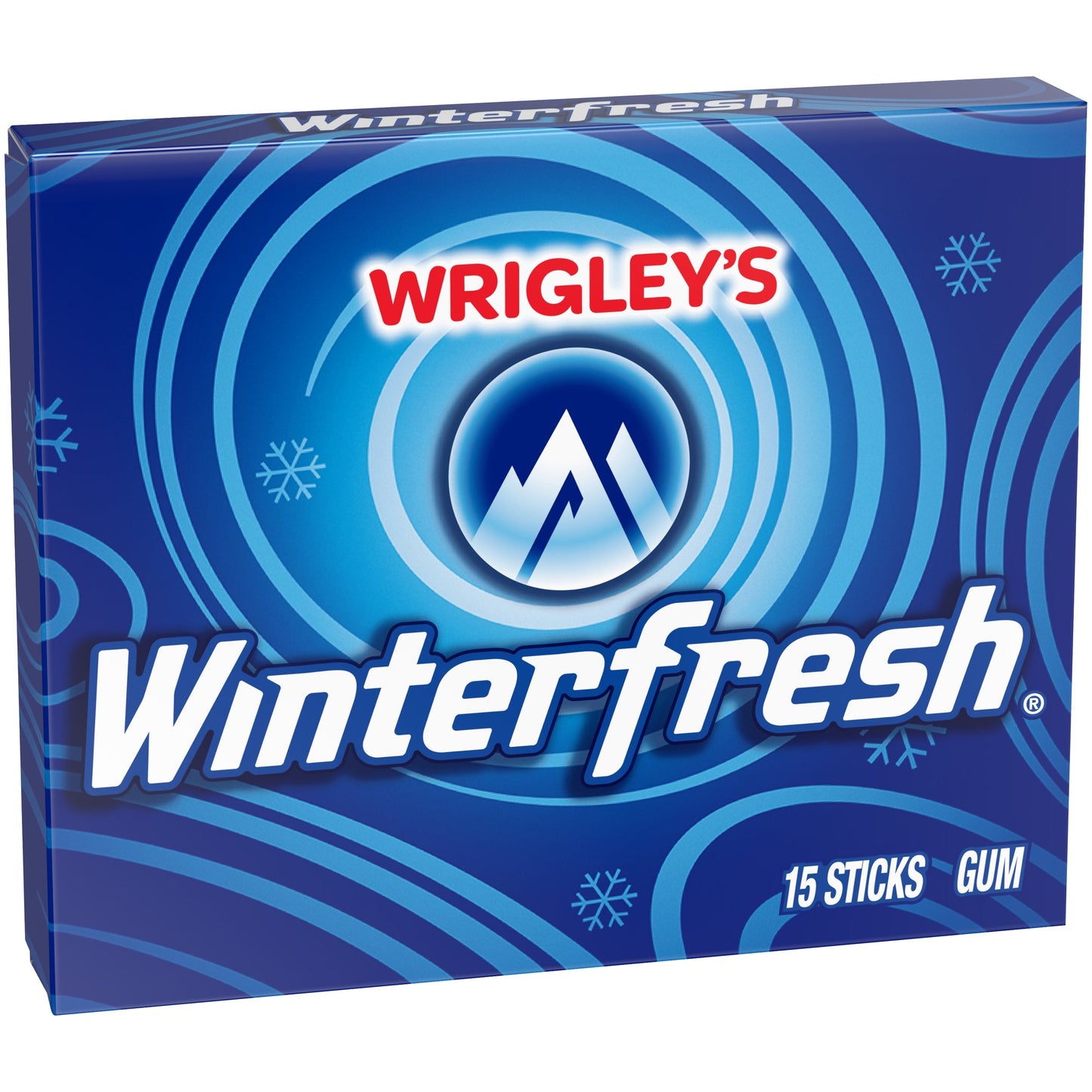 Winterfresh Single Serve Gum; 15 Piece; 10 Per Box; 12 Per Case