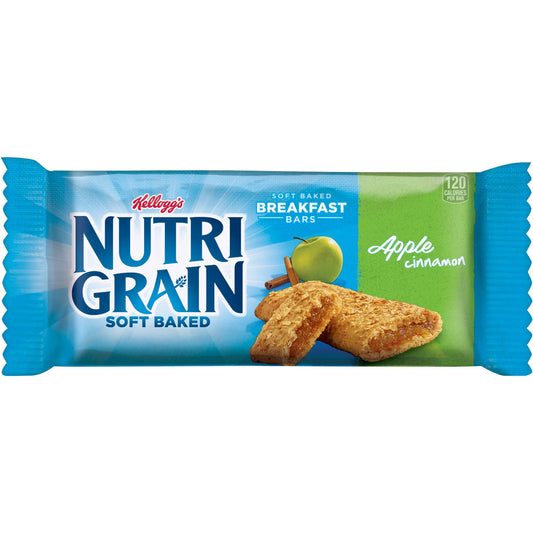 Kellogg's Nutri-Grain Apple Cinnamon Cereal Bar; 1.3 Ounces; 16 Per Box; 3 Per Case