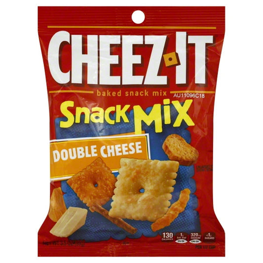 Cheez-It Double Cheese Crackers Snack Mix; 3.5 Ounces; 6 Per Case