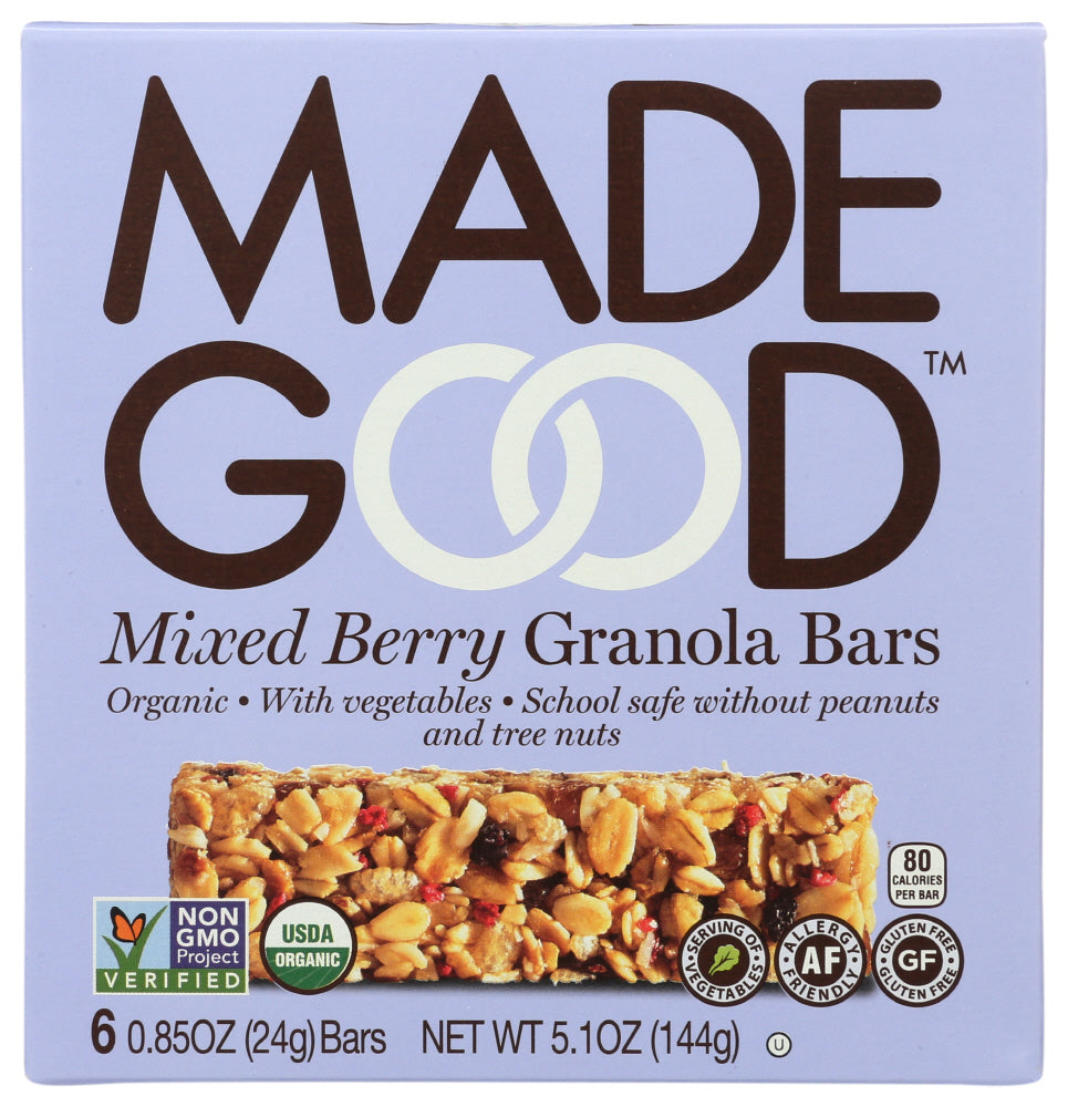 Madegood Mixed Berry Granola Snack Bar; 6 Count; 6 Per Case - High Mart Wholesale