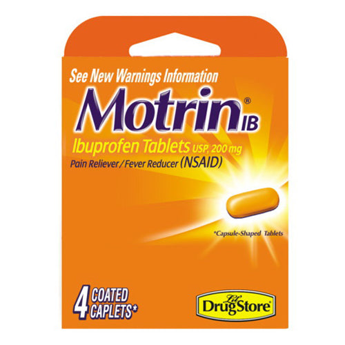 Motrin Lil Drug Store Products Trial Motrin; 4 Count; 6 Per Box; 96 Per Case - High Mart Wholesale