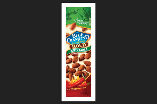 Blue Diamond Almonds Bold Sriracha Almonds; 1.5 Ounces; 12 Per Box; 12 Per Case - High Mart Wholesale