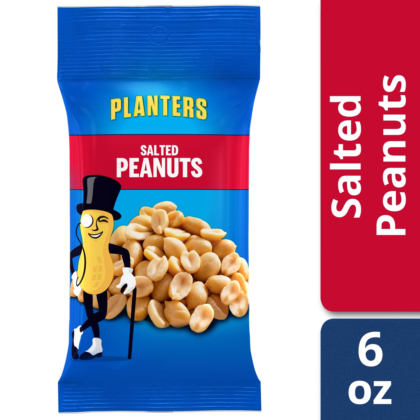 Planters Salted Peanuts; 6 Ounces; 12 Per Case