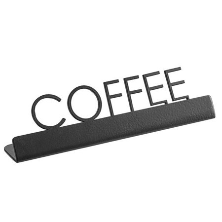 American Metalcraft Black Coffee Sign; 1 Each - High Mart Wholesale