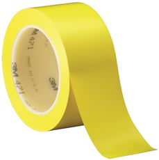 3M Vinyl Tape Yellow 2"X36yd; 1 Count; 24 Per Case