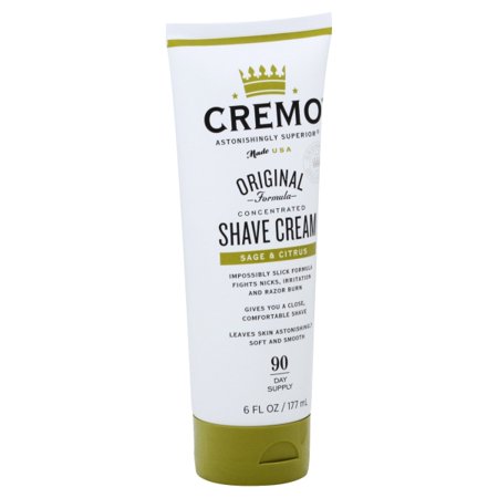 Cremo Shaving Cream Sage & Citrus; 6 Ounce; 3 Per Box; 4 Per Case - High Mart Wholesale