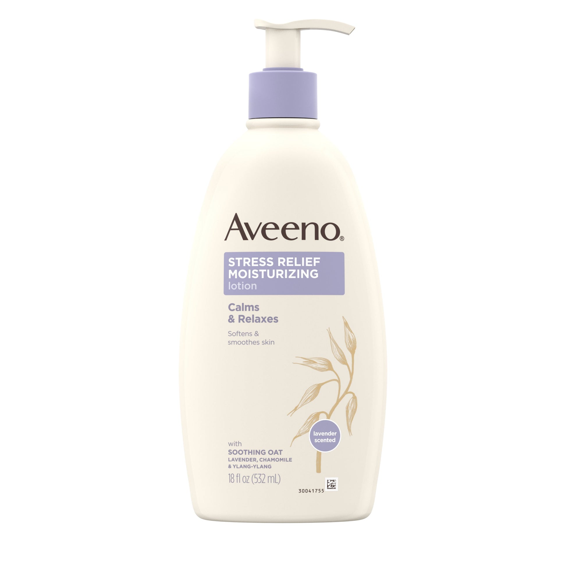 Aveeno Stress Relief Lotion; 18 Fluid Ounce; 3 Per Box; 4 Per Case - High Mart Wholesale