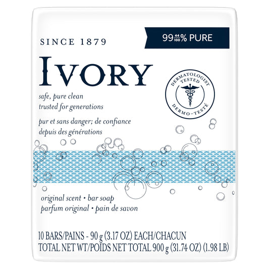 Ivory Bar Soap; 900 Gram; 12 Per Case