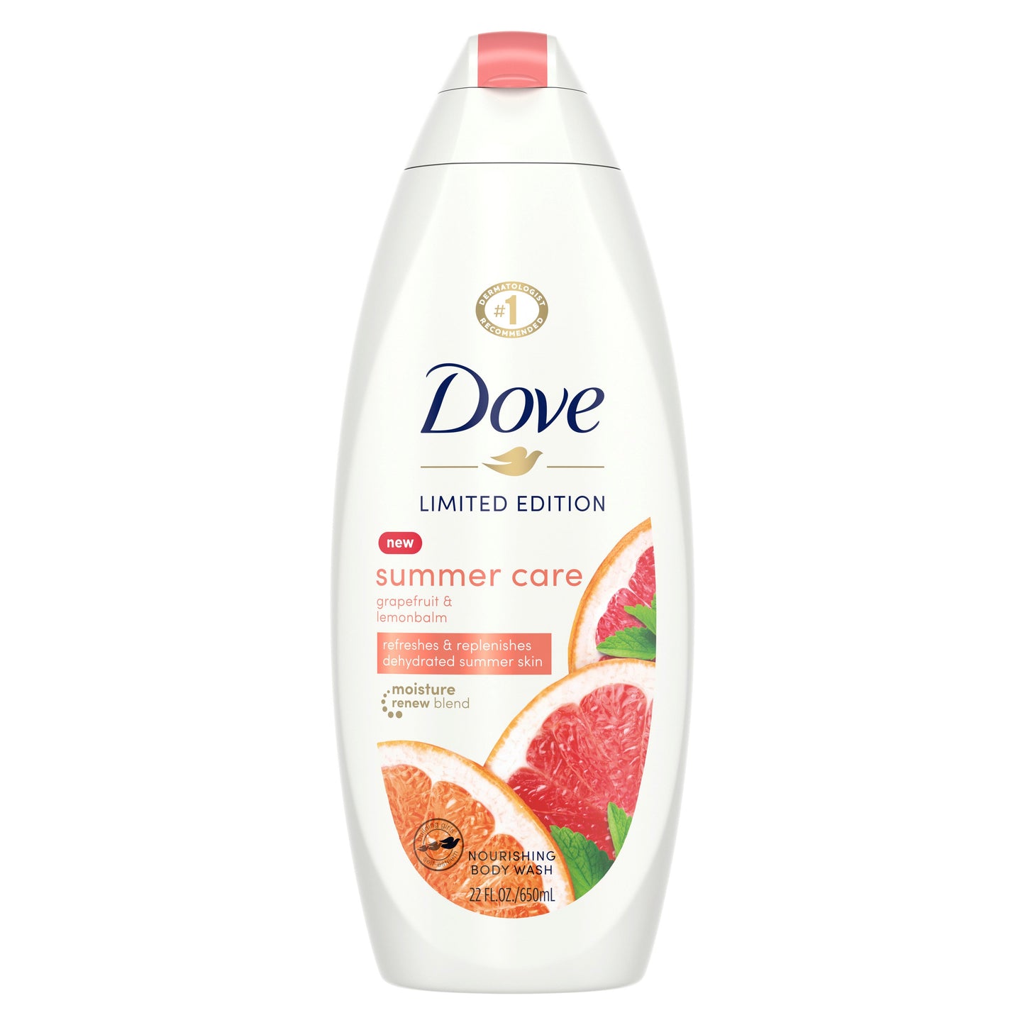 Dove Body Wash Summer Care Limited Edition; 22 Ounce; 4 Per Case